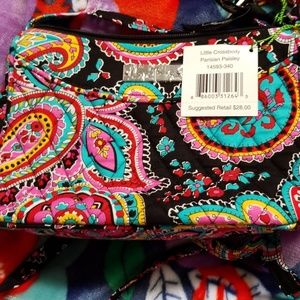 Vera Bradley Parisian Paisley little crossbody
